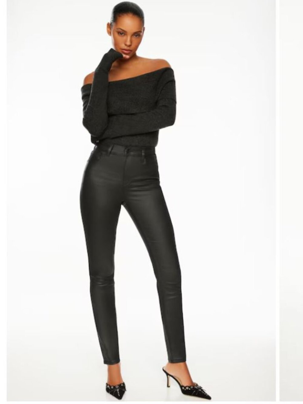 Kate Coated Skinny Jeans